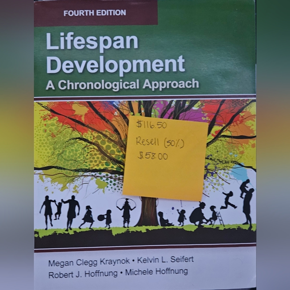 Lifespan Development Textbook with Blue Cover